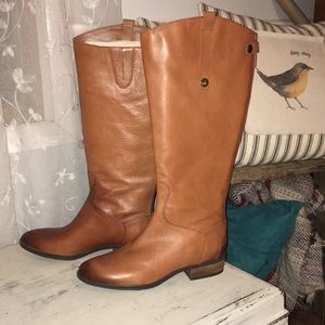 Sam Edelman Penny Equestrian boot 9w, whiskey-NWOT